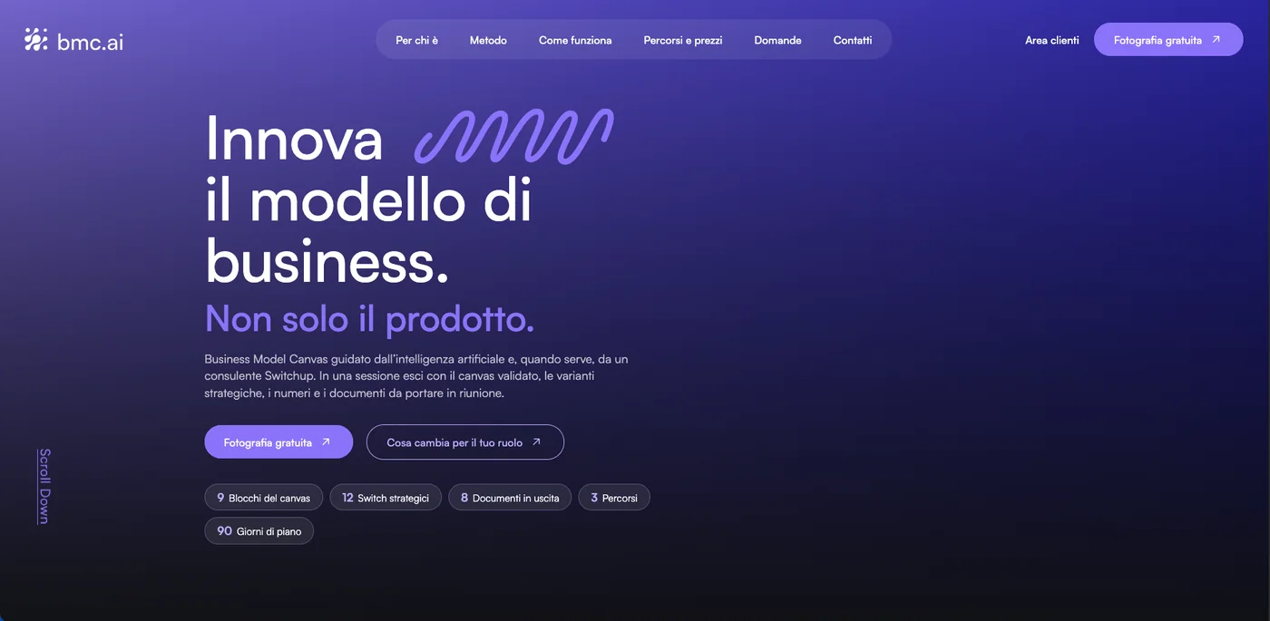 Schermata di bmc.ai